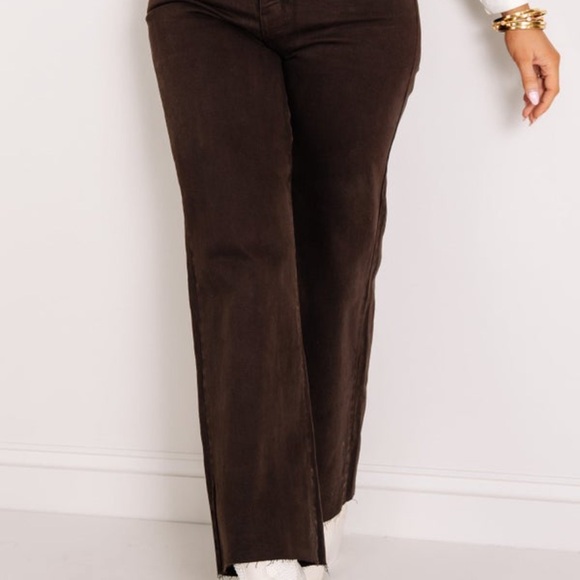 Women's Black Flare & Wide Leg Jeans - Picture 4 of 4